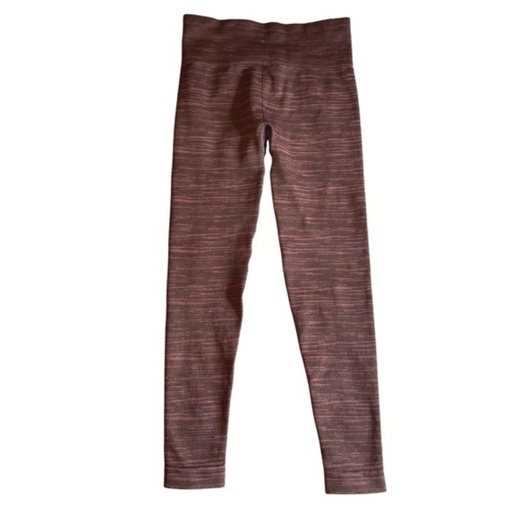 Gymshark Adapt Marl Seamless Leggings Womens S Cherry Brown Training Fitness - Picture 4 of 8